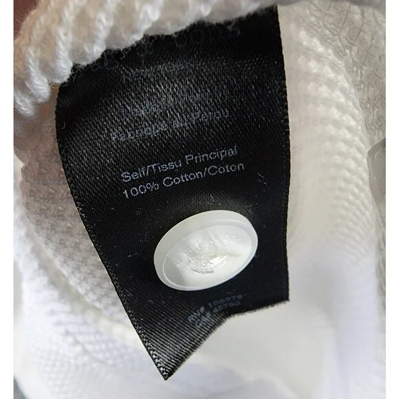 rag & bone Waffle Knit Henley Top Men's XL White Solid Long Sleeve Pullover - Picture 12 of 15